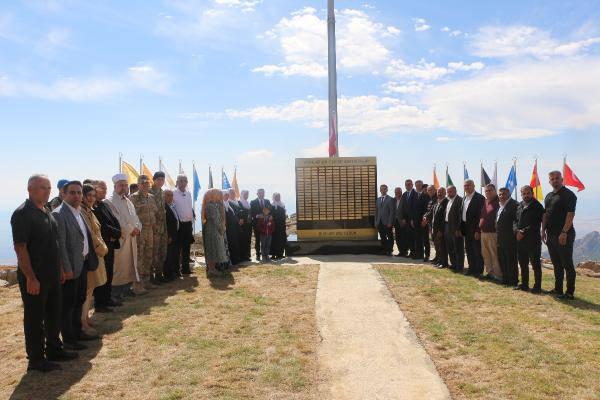Cudi Dağı'na 207 şehidin anısına 'Şehitler Anıtı' yapıldı