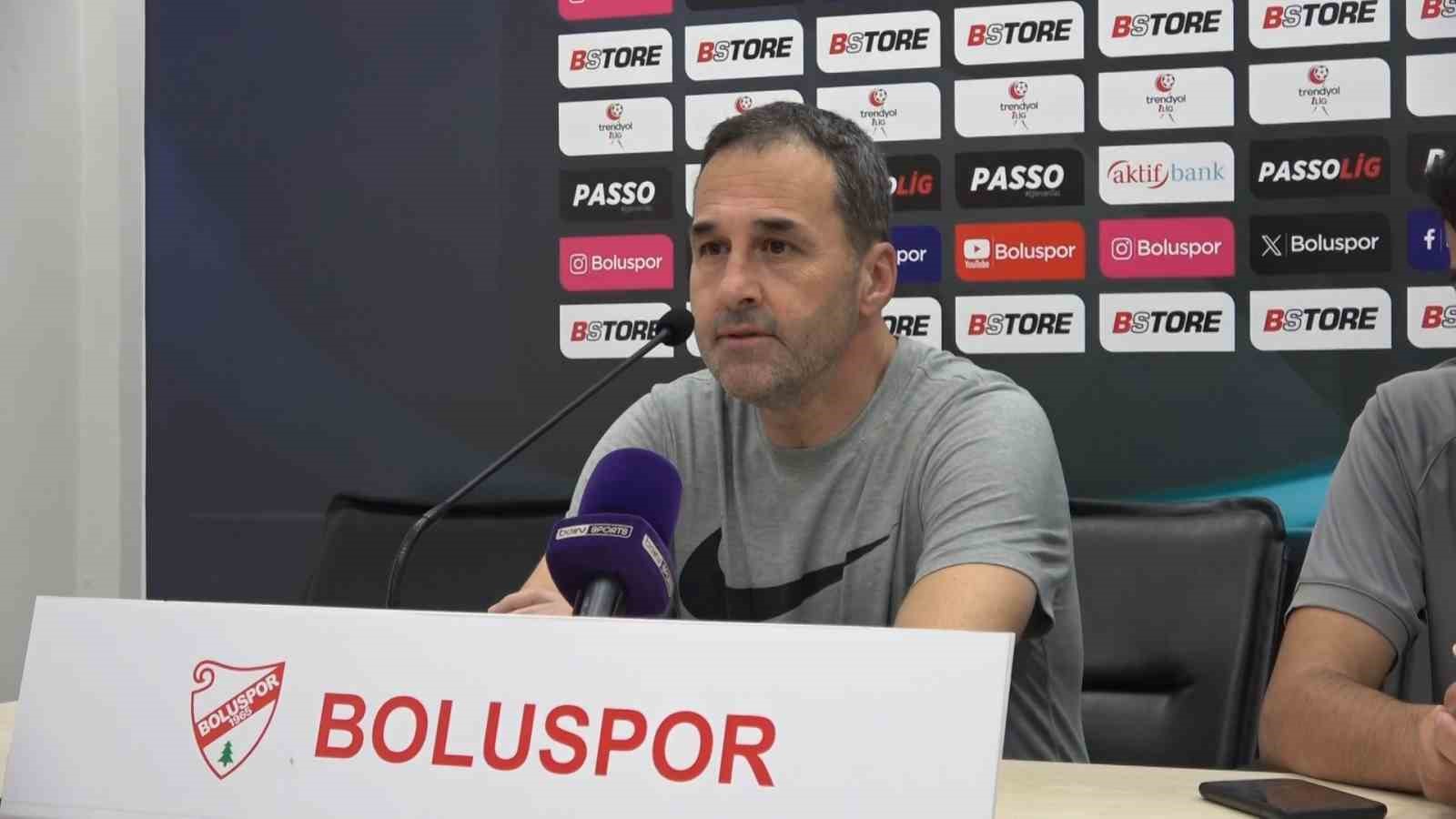 Boluspor-Bodrum FK maçının ardından
