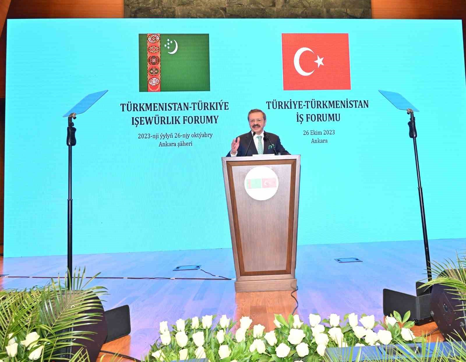 Türkmenistan Devlet Başkanı Berdimuhamedov “Türkiye-Türkmenistan İş Forumu”na katıldı