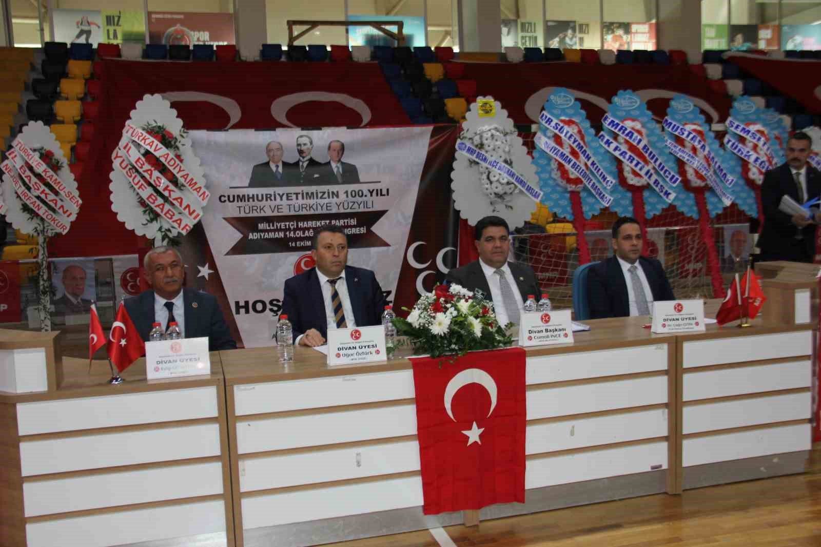 MHP Adıyaman İl Başkanlığı Kongresi gerçekleştirildi
