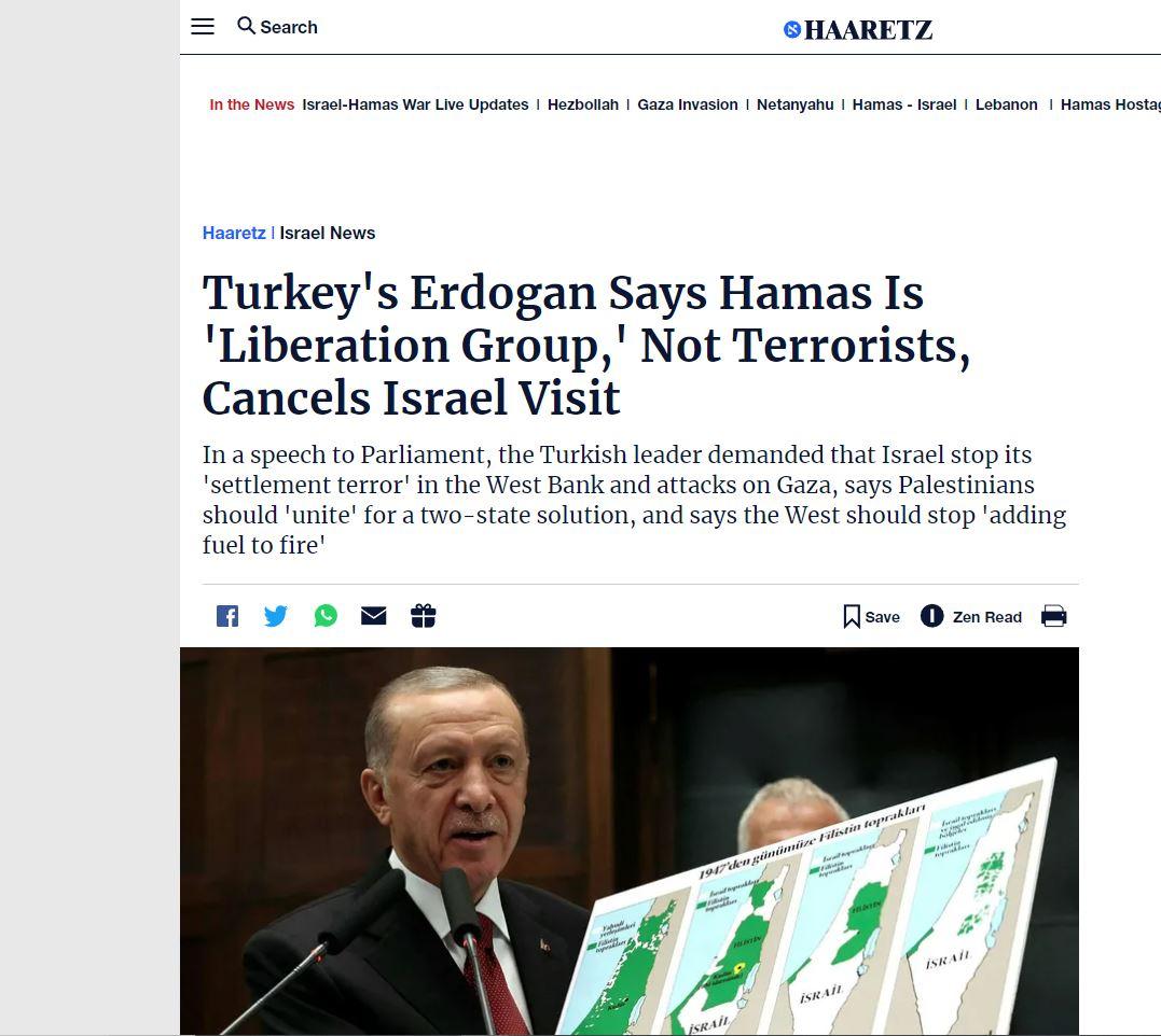 Erdoğan'ın sözleri İsrail medyasında deprem etkisi yaptı