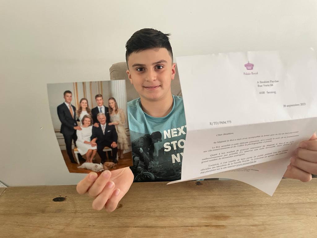 Belçika Kralı'ndan Türk öğrenciye mektup