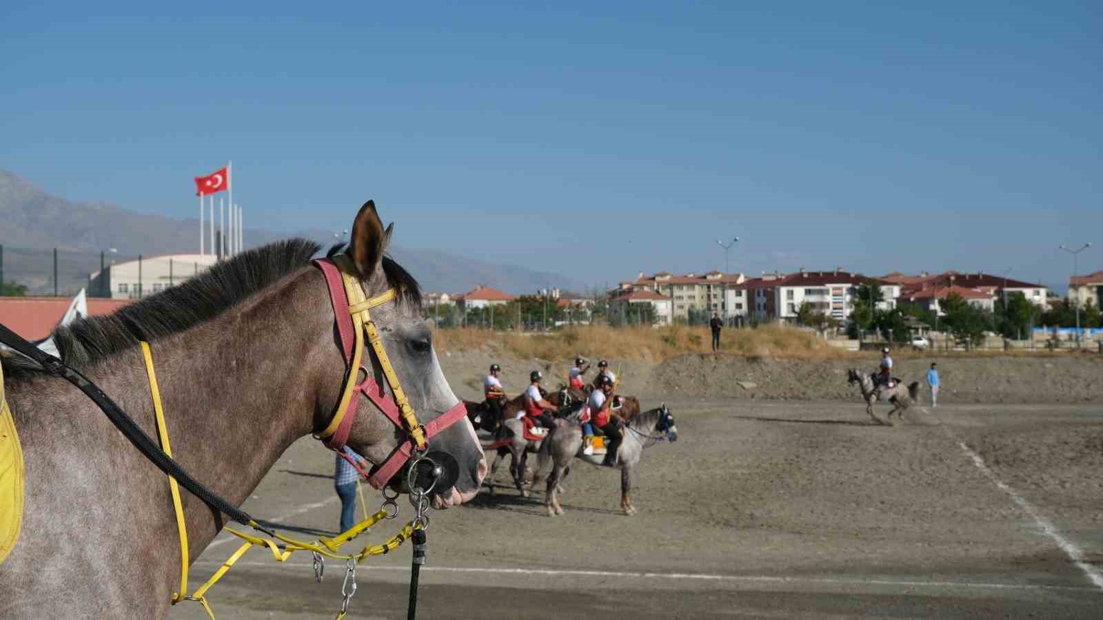 Erzincan’da ata sporu cirit heyecanı