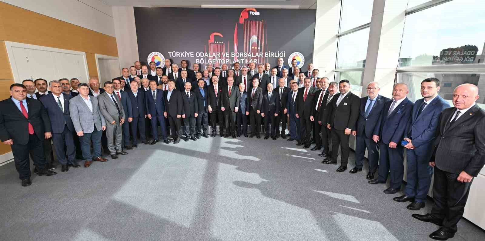 ATO Başkanı Baran, TOBB İç Anadolu Bölge Toplantısı’nda reel sektörün taleplerini dile getirdi