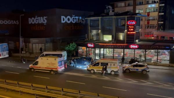 Bakırköy'de D-100'de lüks cipe silahlı saldırı