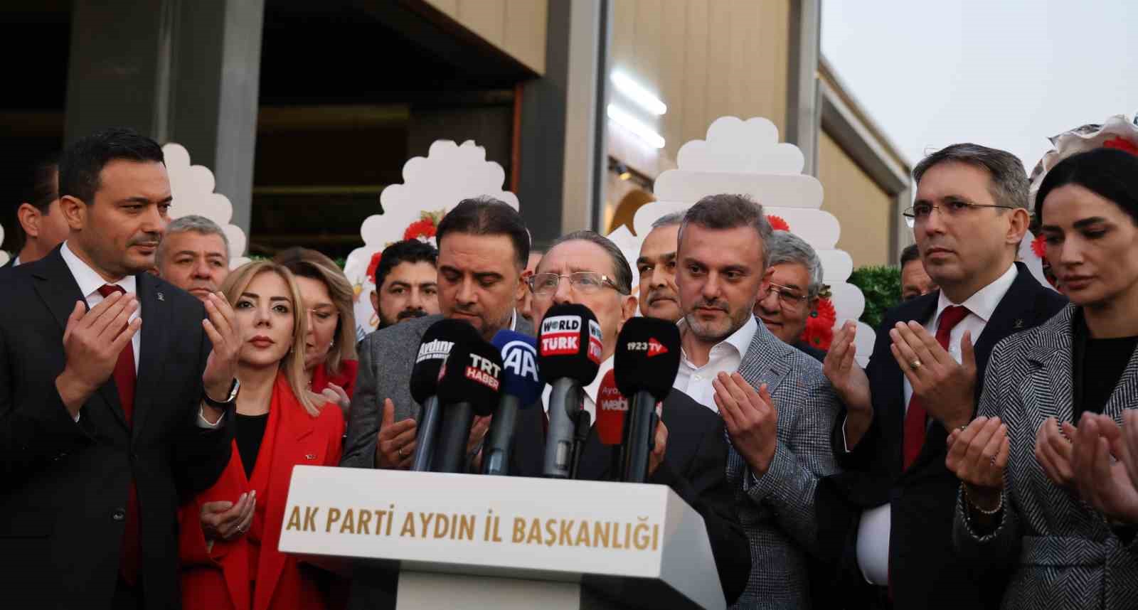 AK Parti Aydın İl Başkanlığı’nın yeni binası törenle açıldı