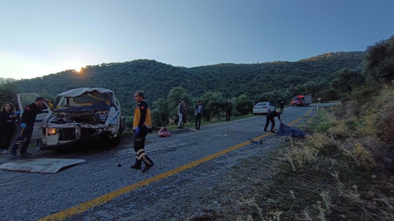 Aydın'da feci kaza: 20 metreden yuvarlanan 2 kişi öldü!