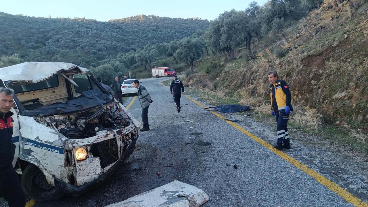 Aydın'da feci kaza: 20 metreden yuvarlanan 2 kişi öldü!