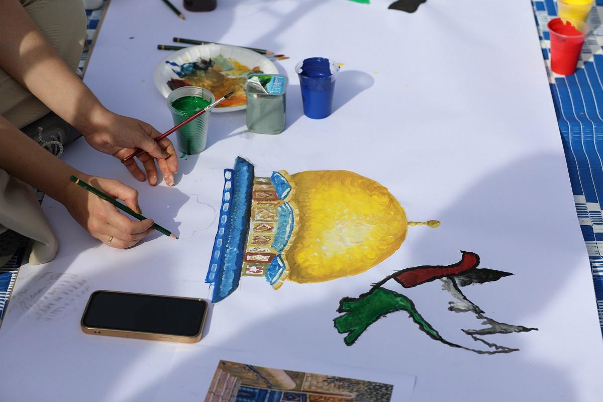 Filistinli çocukların özgürlük hayallerini çizdiler: Yetim Vakfı soykırımı dünyaya duyurdu