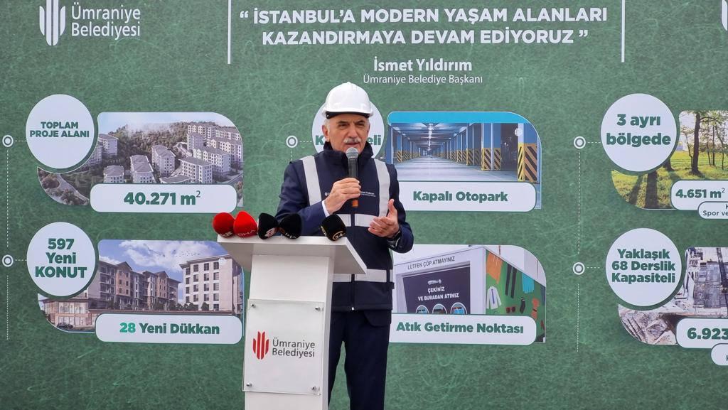 Başkan Yıldırım, Ümraniye'deki yeni kentsel dönüşüm alanlarını açıkladı