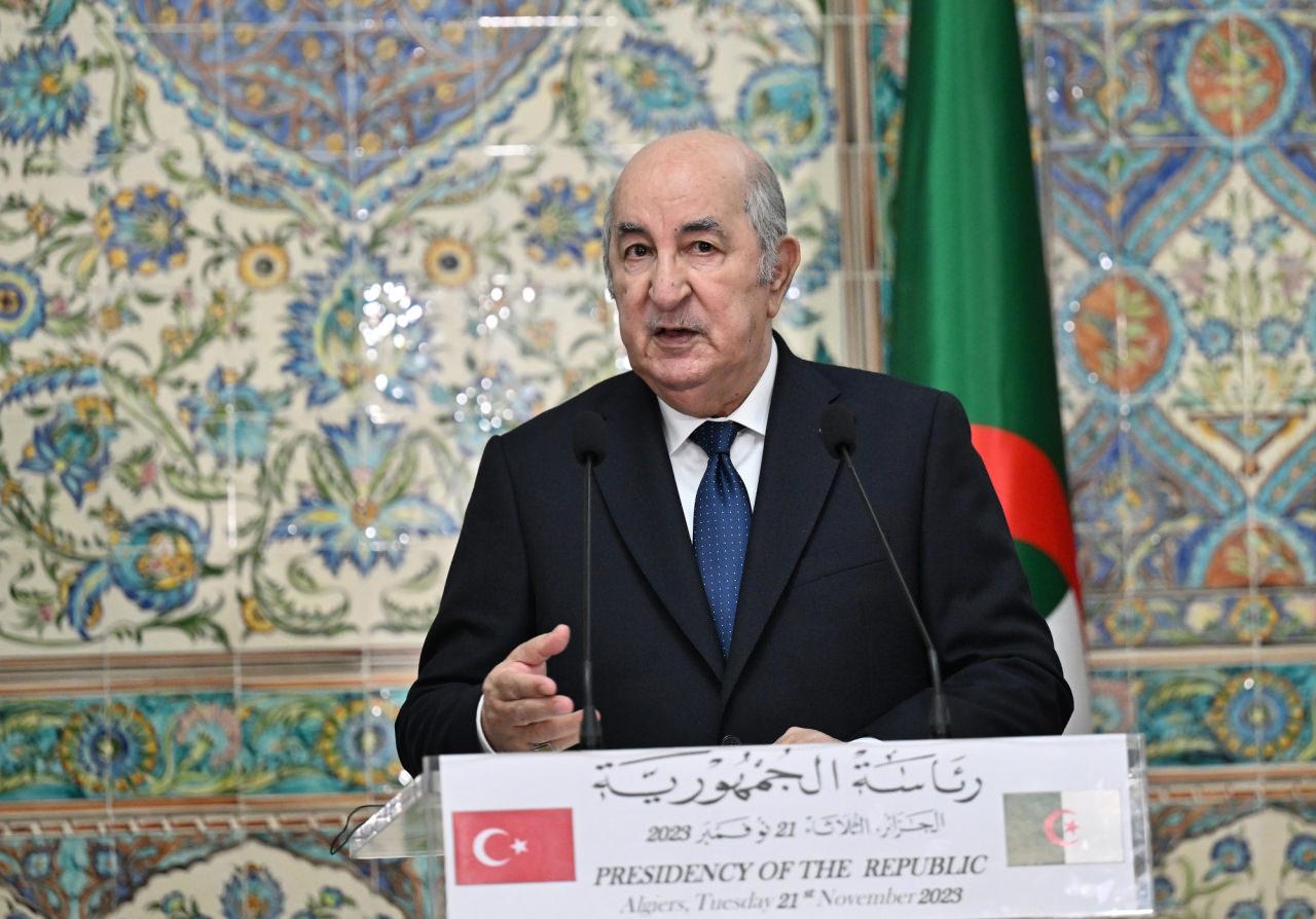 Cezayir'de Başkan Erdoğan ve Tebbun'dan açıklama! İsrail'e kötü haber
