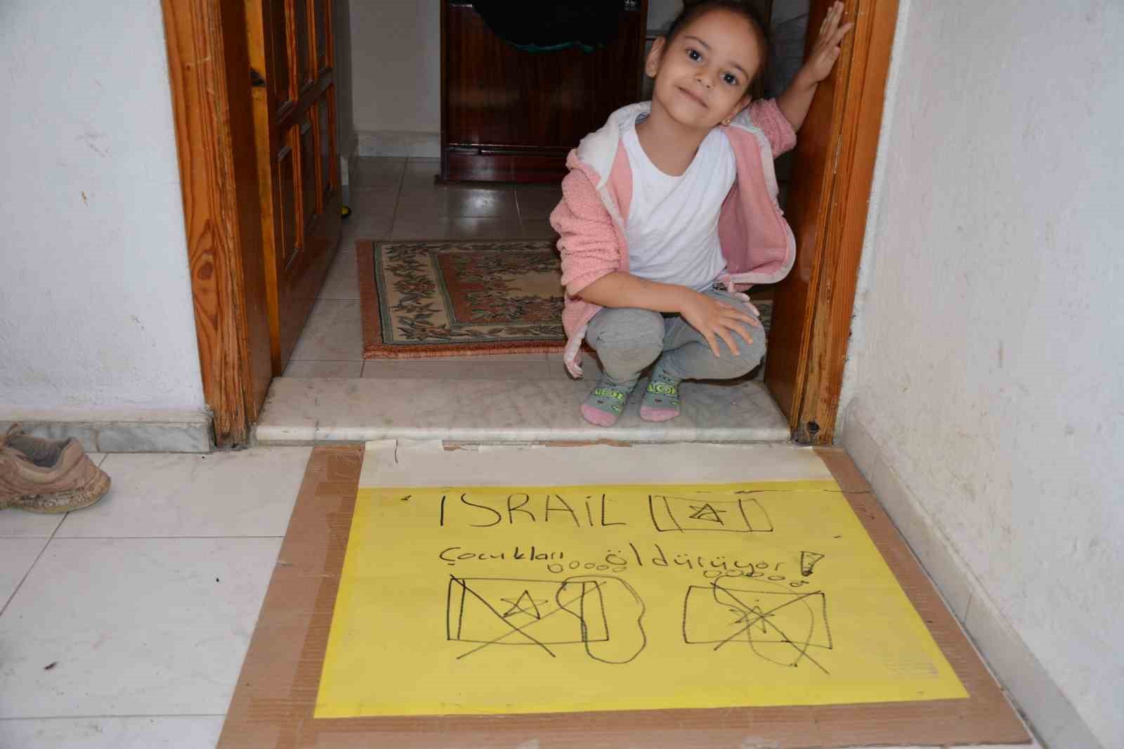 Sındırgılı çocuklardan İsrail mallarına boykot çağrısı