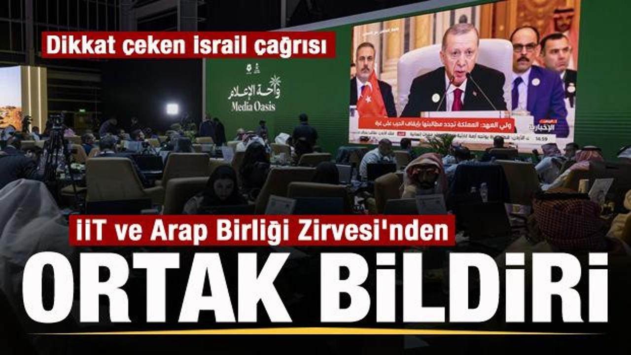 Erdoğan: Ortak bildiride Yahudi yerleşimciler ilk defa 'terörist' olarak ifade edildi