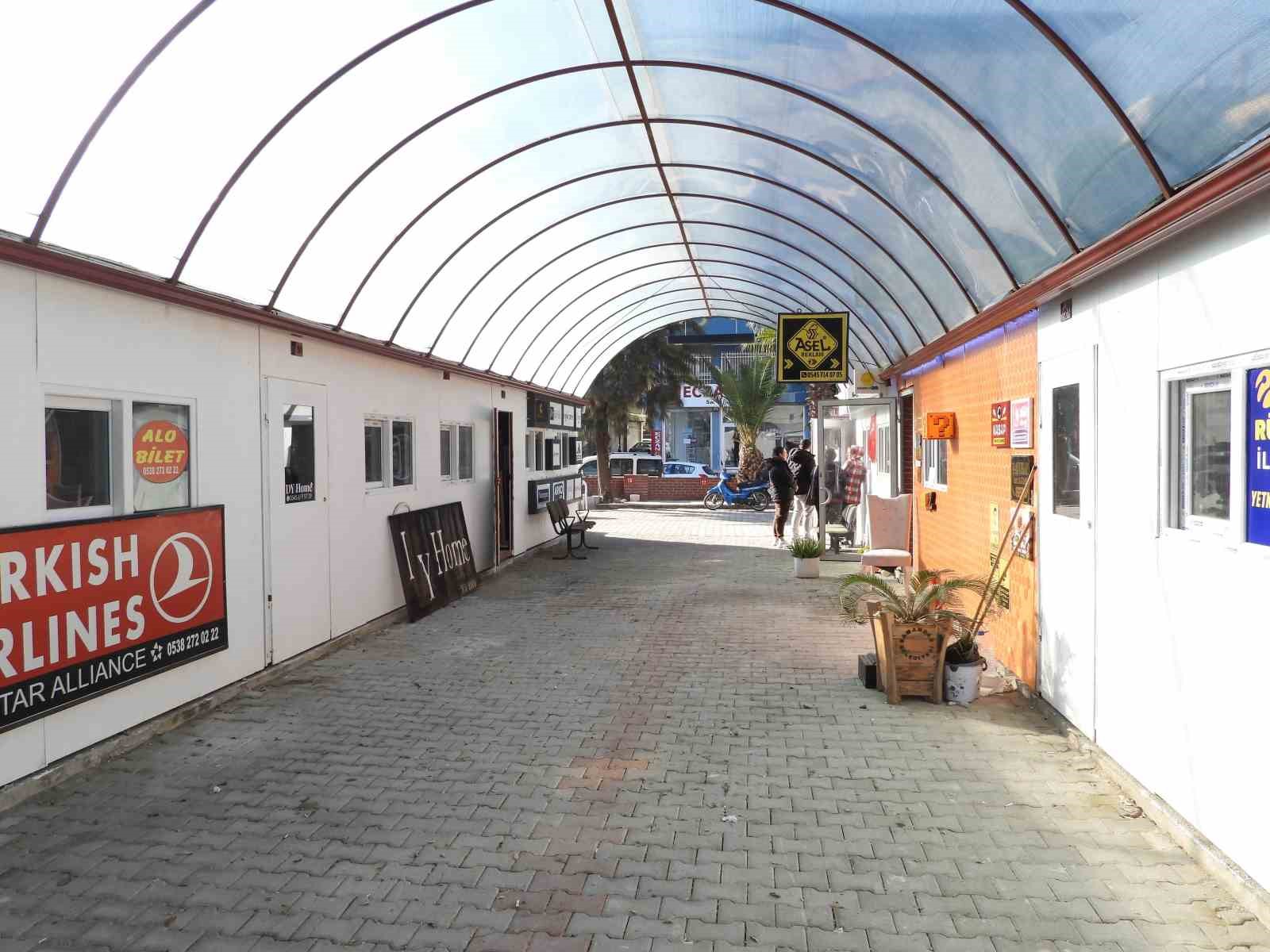 Hatay’da prefabrik iş yeri esnafı halinden memnun