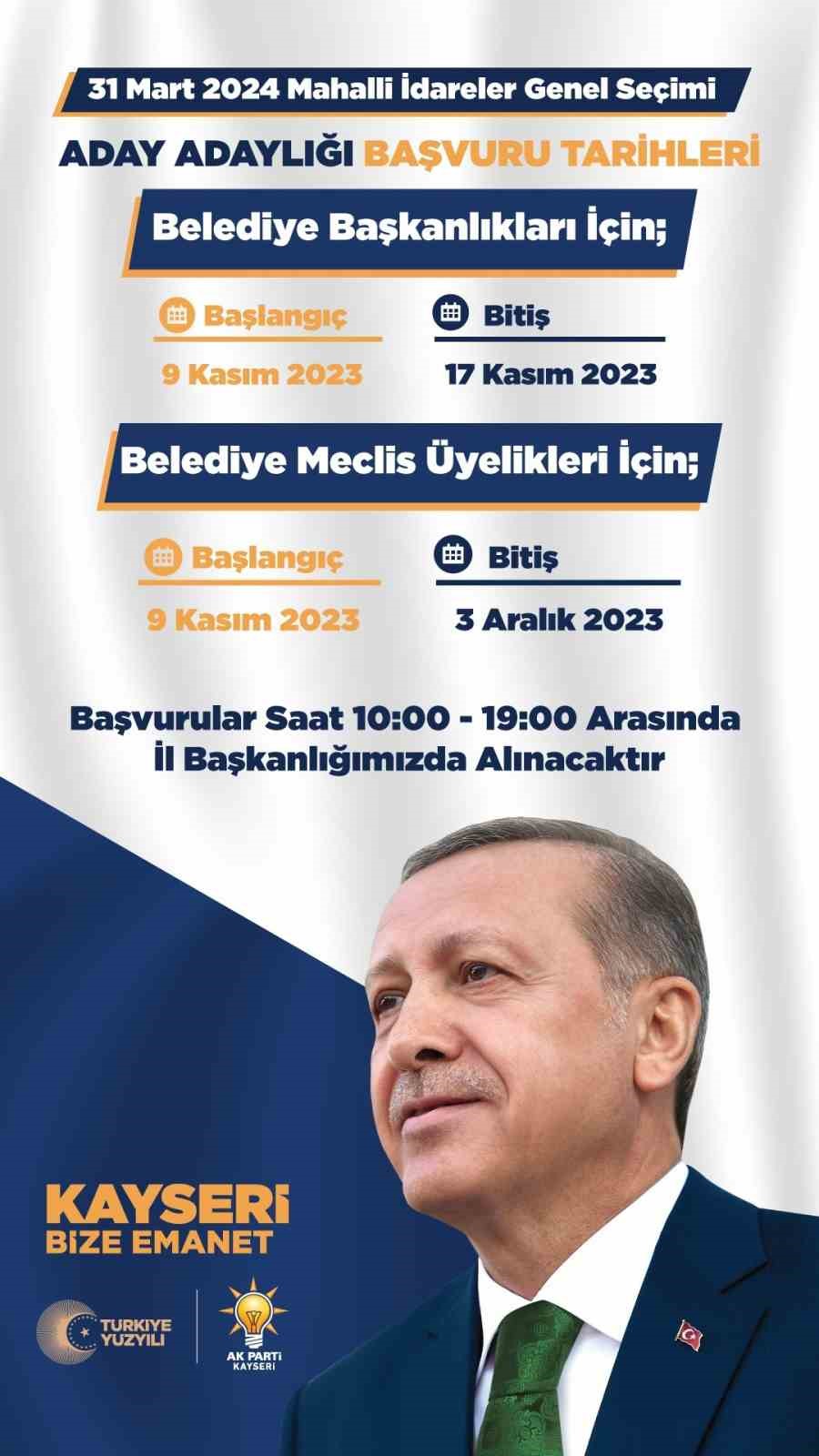 AK Parti Kayseri’de yerel seçim mesaisi başladı