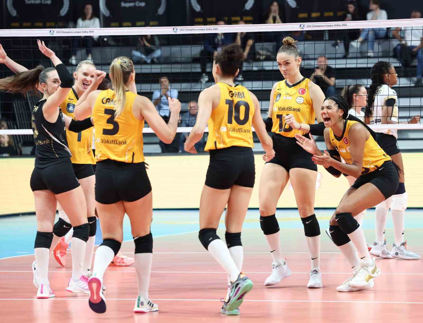 2024 Kadınlar CEV Şampiyonlar Ligi: V. Bank: 3 - Volley Mulhouse: 0