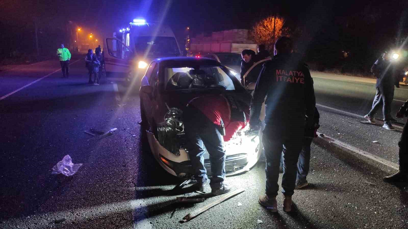 Malatya’da trafik kazası: 4 yaralı