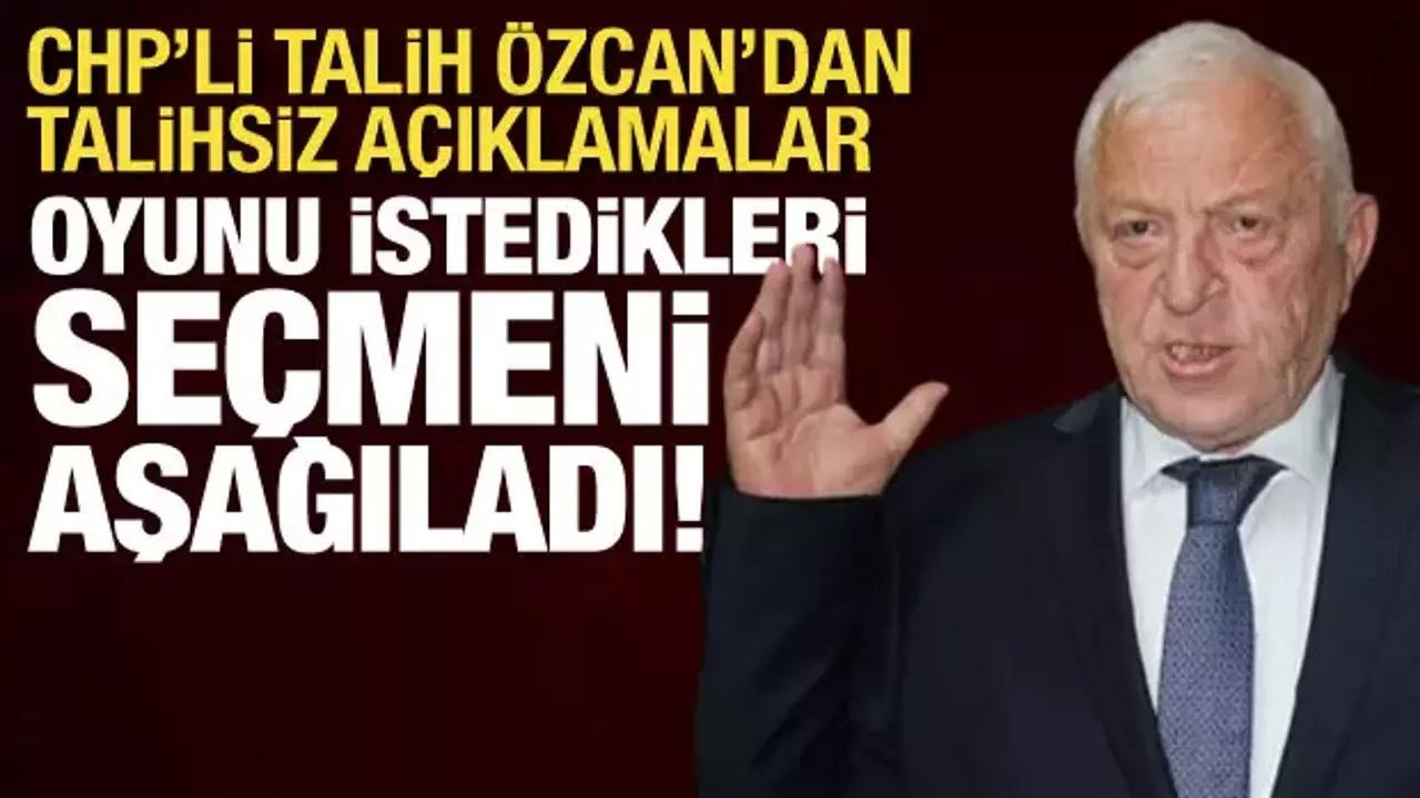 Seçmeni gerici diye aşağılayan CHP'li Özcan'dan talihsiz savunma: Çağdaş demek istedim!