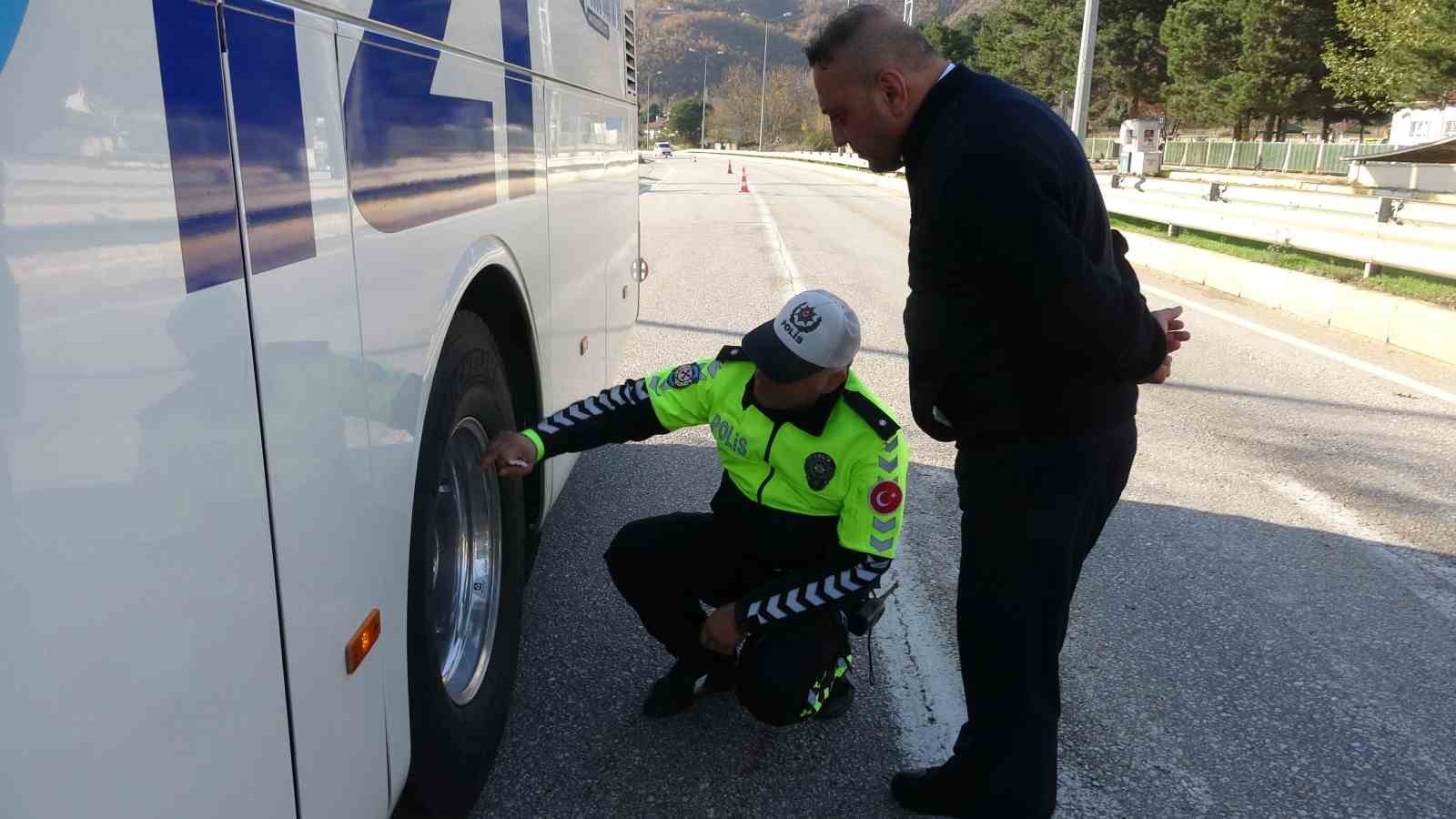 Tokat’ta Kış lastiği denetimleri başladı