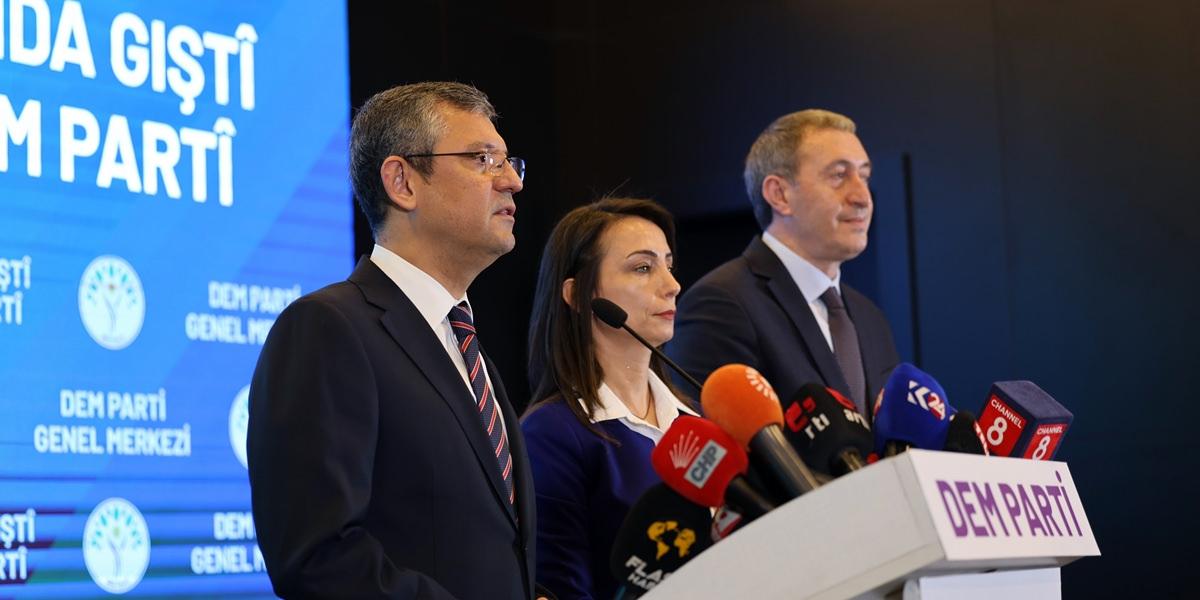 DEM Parti'den CHP'ye seçim göndermesi