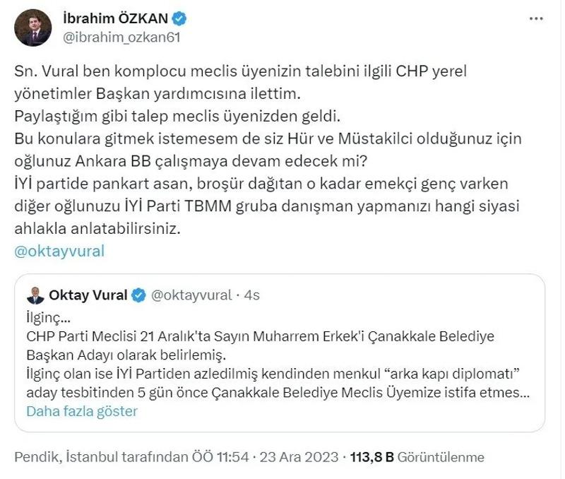 İyi Parti’de ‘arka kapı’ kavgası tırmanıyor: Oğlu üzerinden vurdu