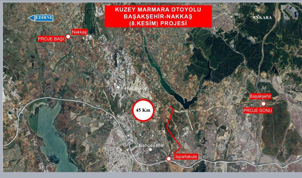İstanbul trafiğinin can damarı Kuzey Marmara Otoyolu büyüyor