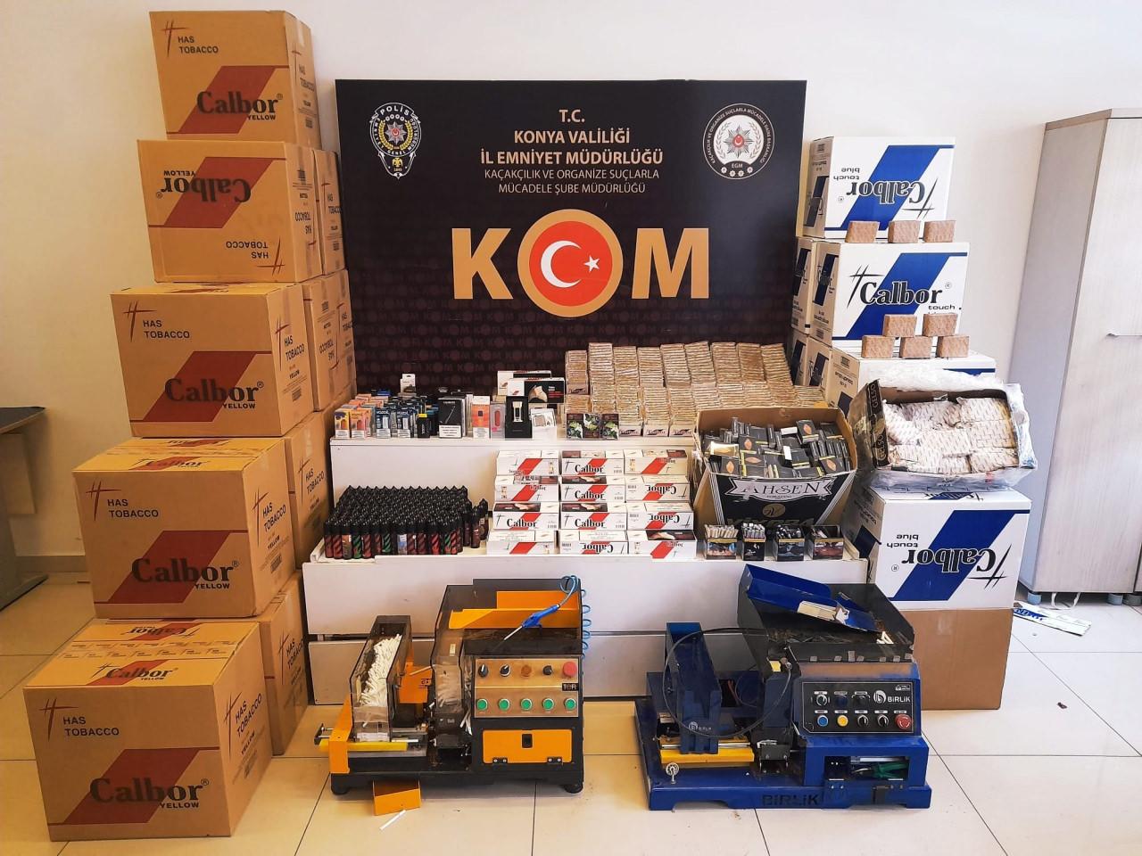 Konya'da uyuşturucu operasyonu: 11 gözaltı
