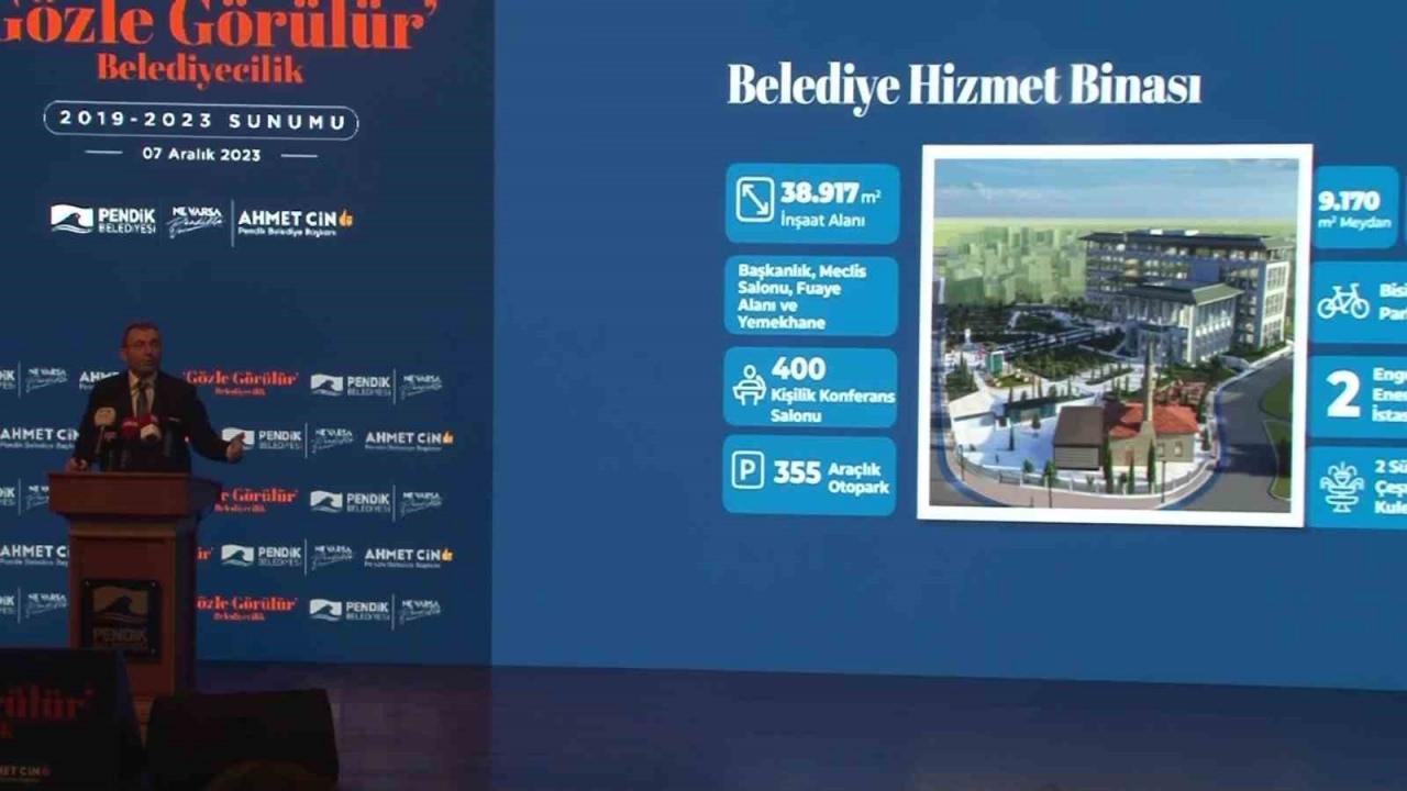 Başkan Ahmet Cin 4 buçuk yılda yapılan projeleri anlattı