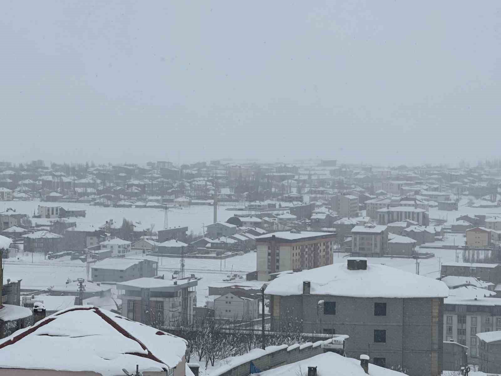 Yüksekova’da uçak seferlerine kar engeli