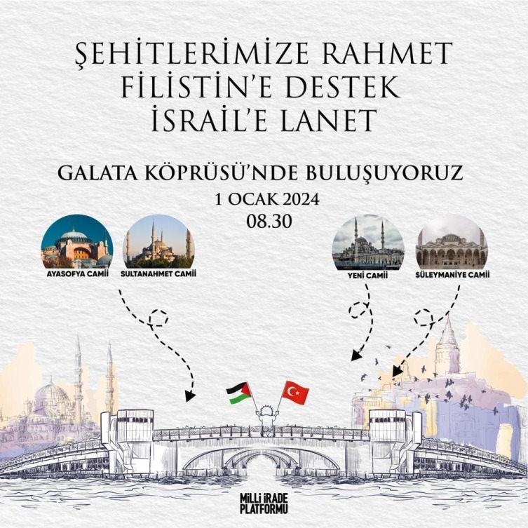 Milli İradenin adresi Galata: İstanbul'da tarihi yürüyüş başladı!