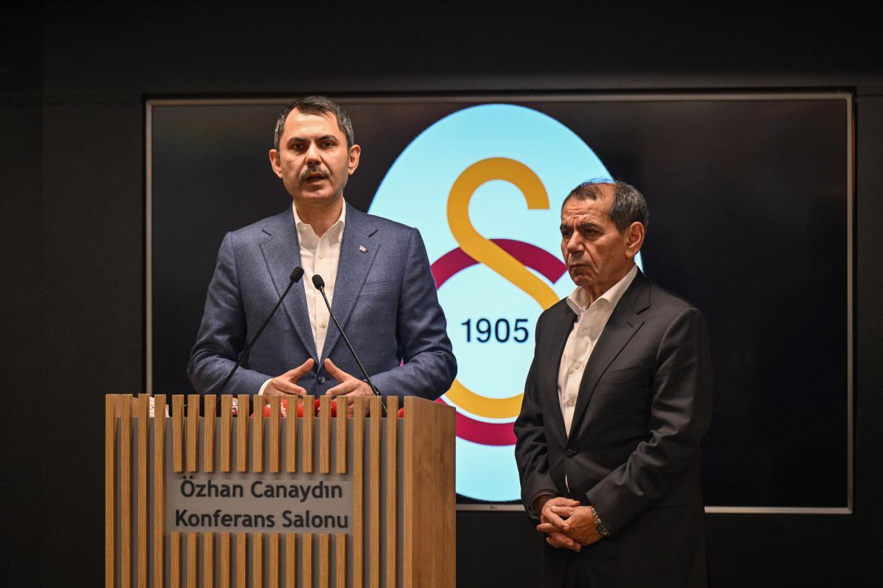 Galatasaray Başkanı Özbek: Murat Kurum İstanbul için şans