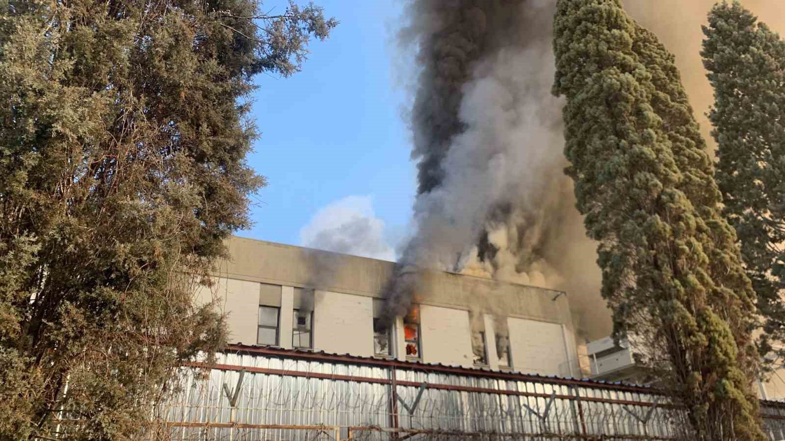 Ankara’daki fabrikada çıkan yangın kontrol atlına alındı