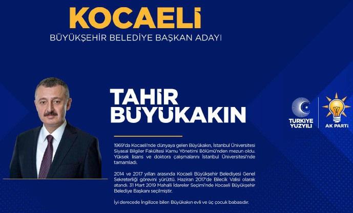 AK Parti Kocaeli Büyükşehir Belediye Başkan adayı Tahir Büyükakın kimdir?