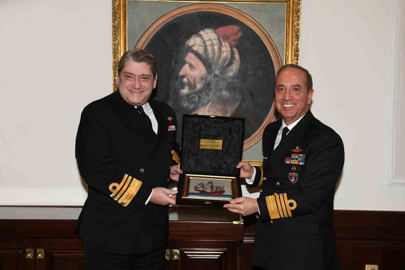 NATO MARCOM Komutanı Utley, Deniz Kuvvetleri Komutanlığını ziyaret etti