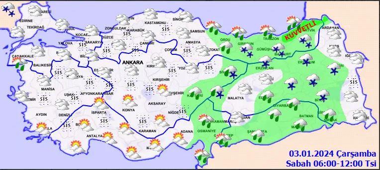 Meteoroloji'den birçok ile sağanak ve kar yağışı uyarısı! İstanbul için saat verildi
