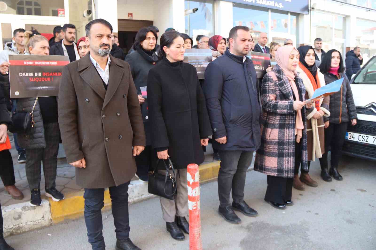 AK Parti Iğdır İl Başkanlığı 28 Şubat darbesini kınadı