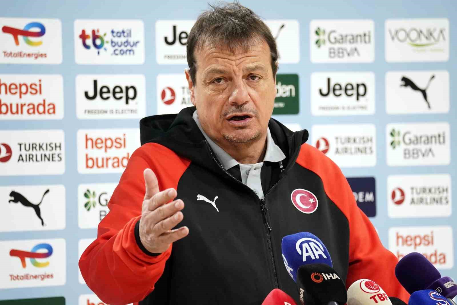 Ergin Ataman: “Hedefim A Milli Takım’da da mutlaka bir kupa kazanmak”