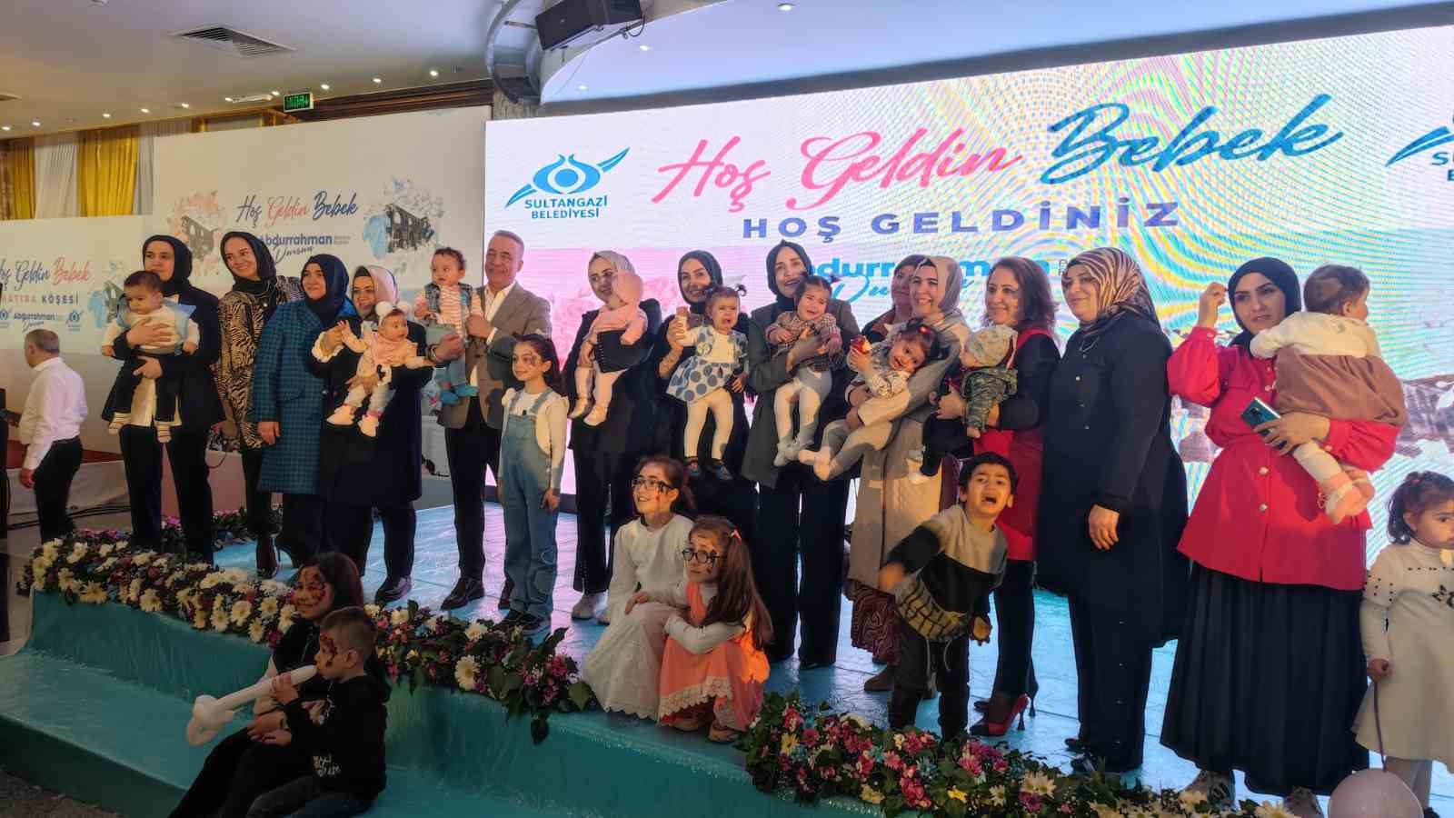 Sultangazi Belediyesi tarafından “Hoş Geldin Bebek” etkinliği düzenlendi