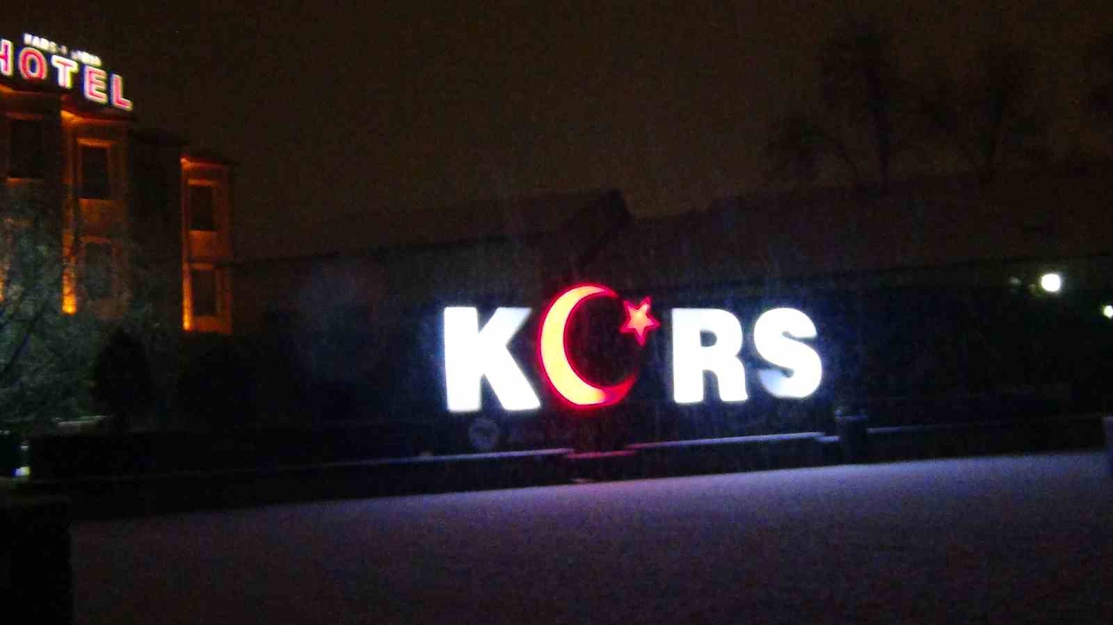 Kars’ta yoğun kar yağışı