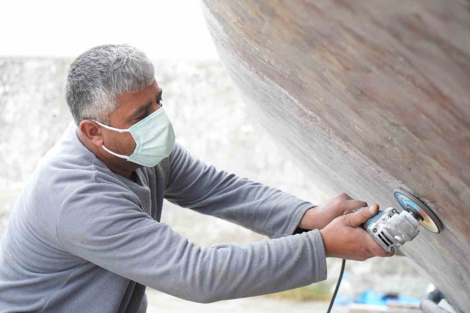 Av sezonunu geride bırakan balıkçılar çaçaya hazırlanıyor