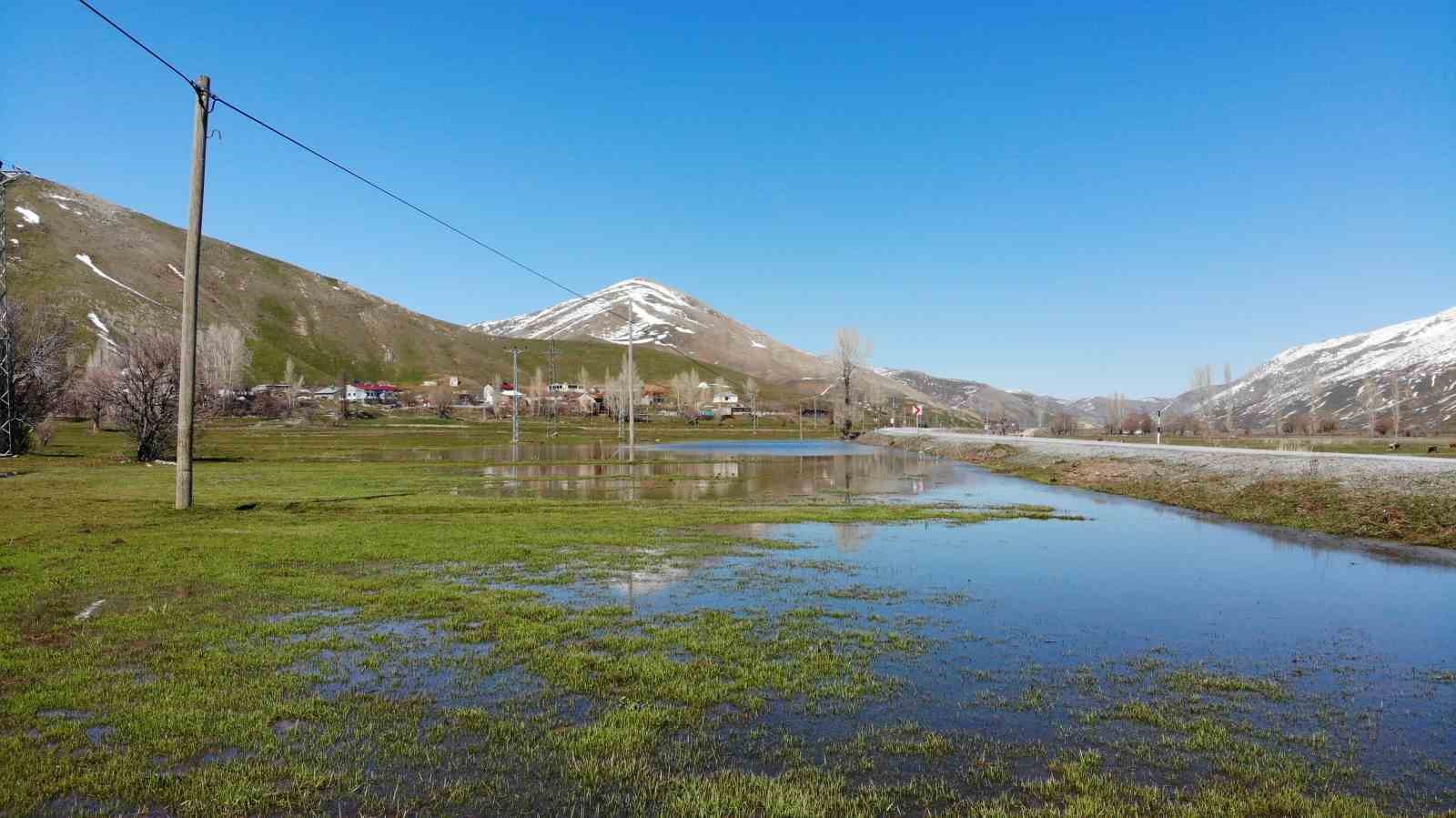 Tatvan’da tarım arazileri suya gömüldü