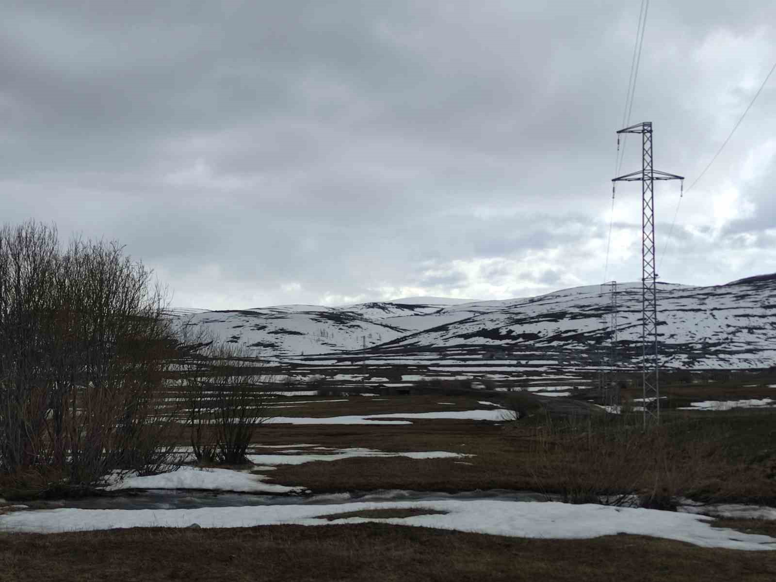 Ardahan’da bahar ve kış bir arada