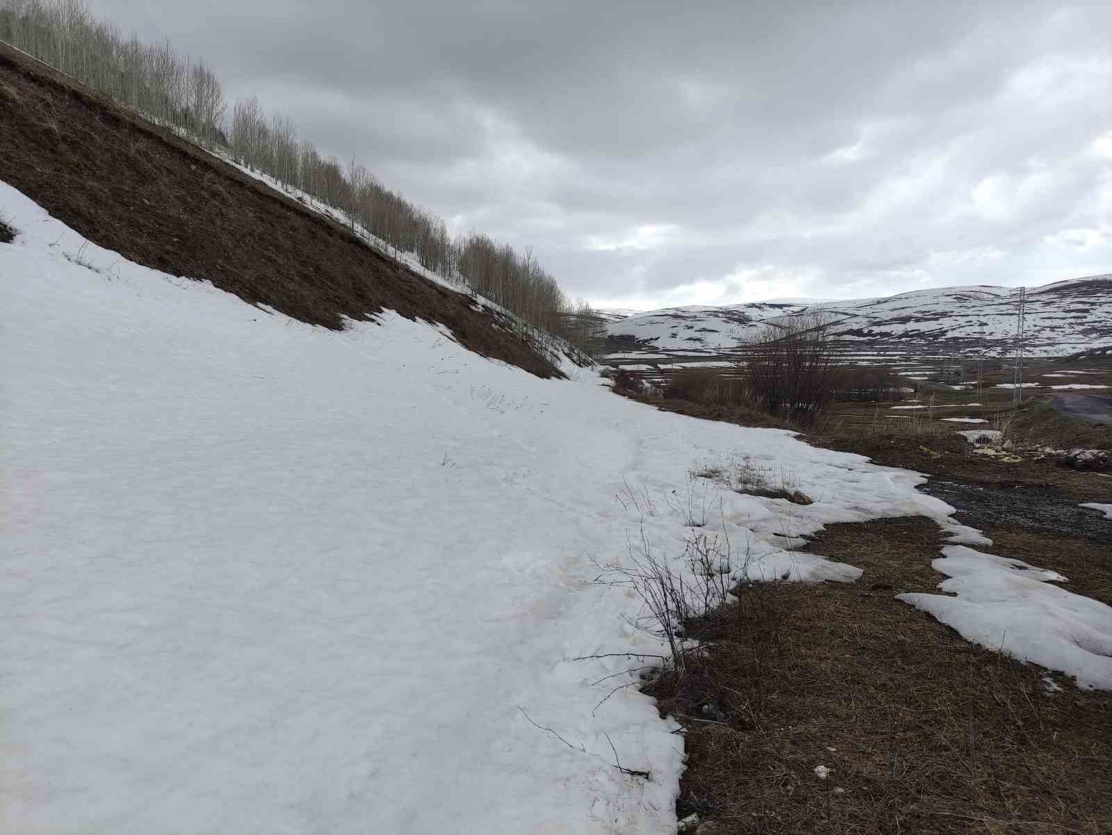 Ardahan’da bahar ve kış bir arada