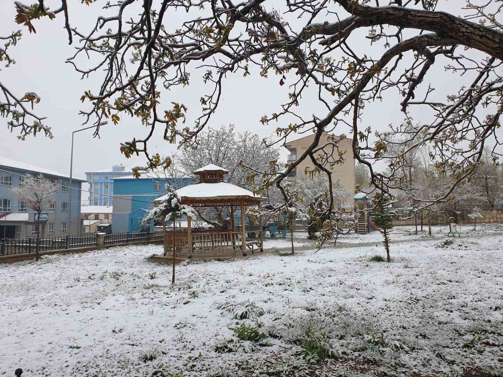 Mayıs ayında kar esareti: Her yer beyaza büründü