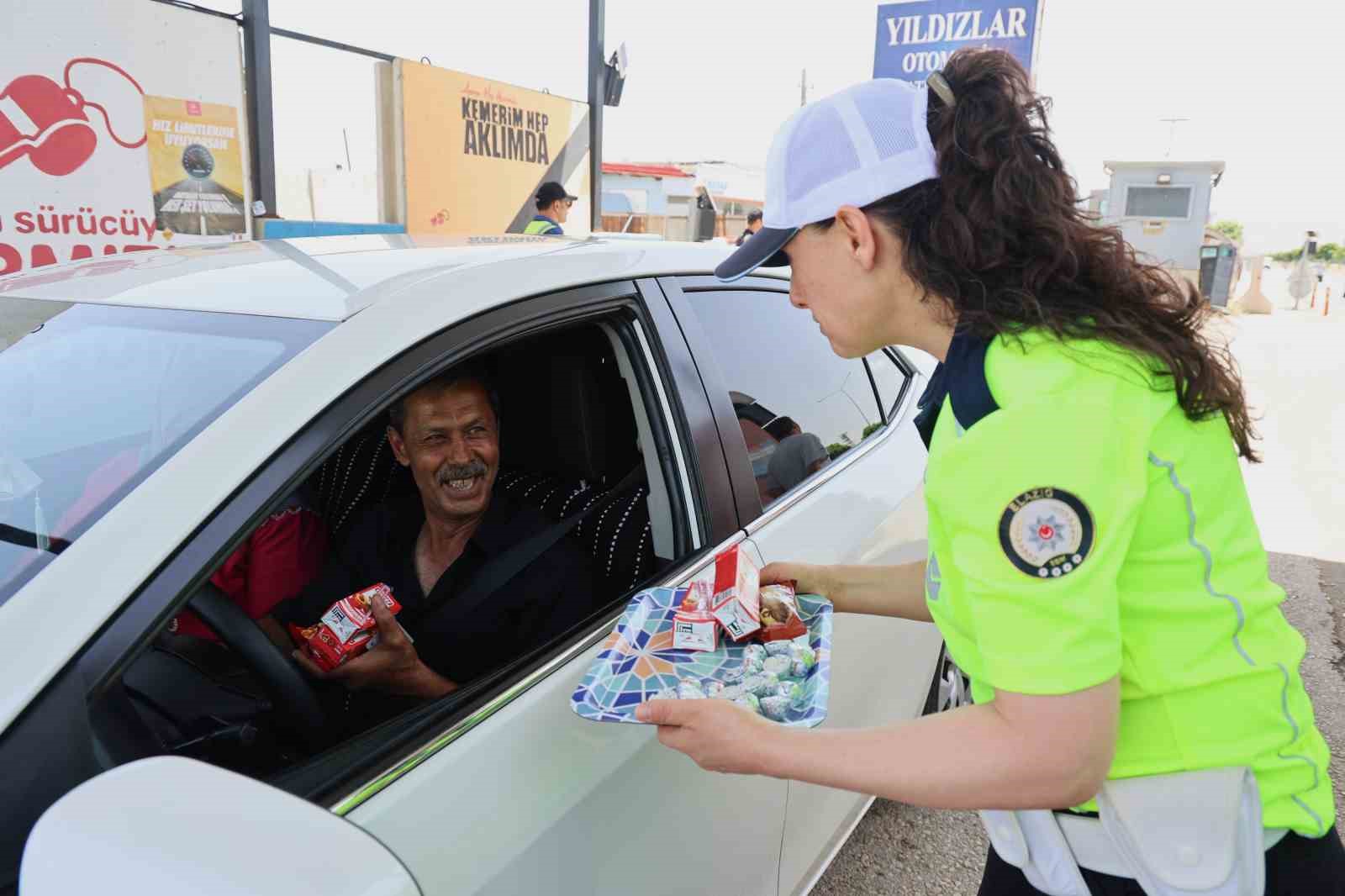 Elazığ’da ‘Yolun sonu bayram olsun’ mottosuyla denetim