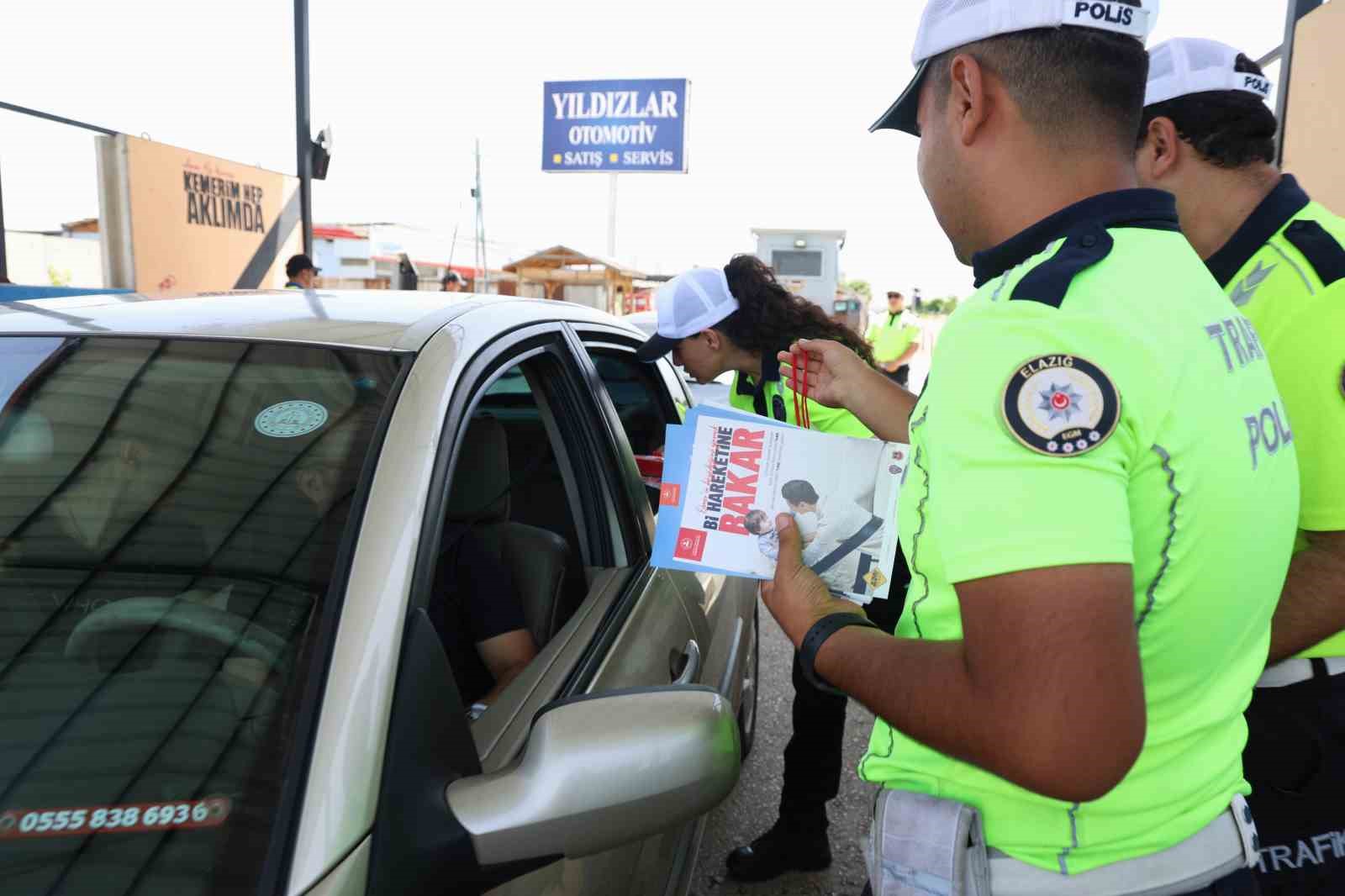 Elazığ’da ‘Yolun sonu bayram olsun’ mottosuyla denetim