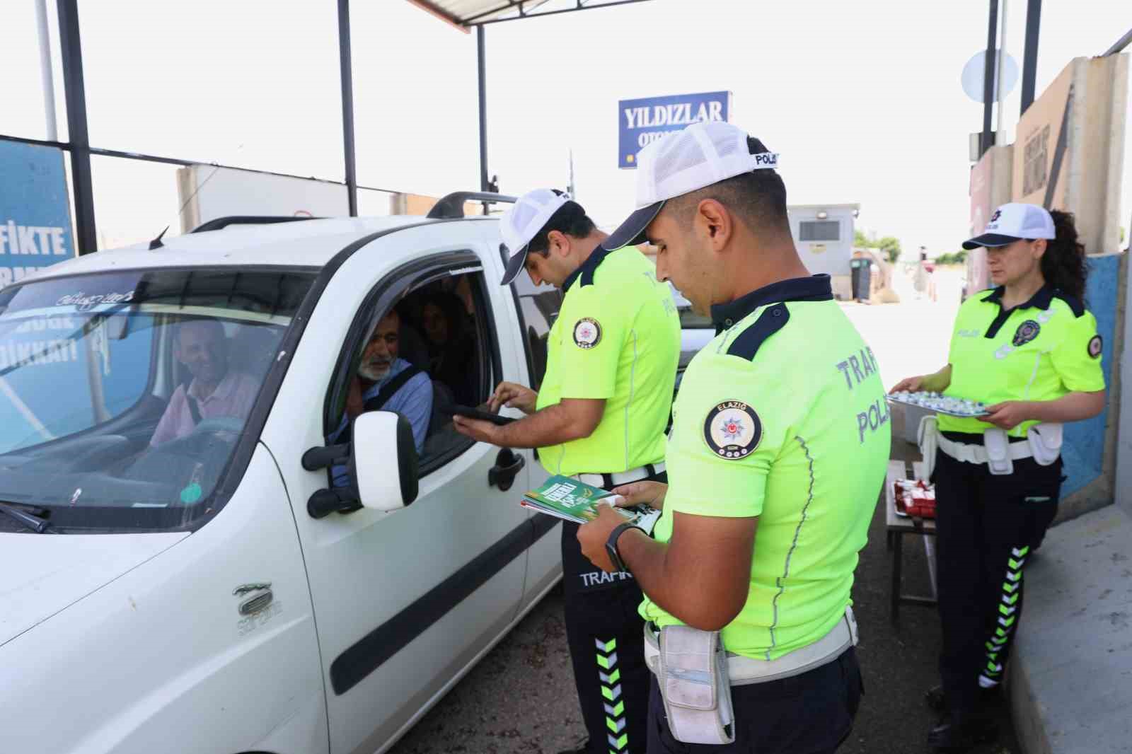 Elazığ’da ‘Yolun sonu bayram olsun’ mottosuyla denetim