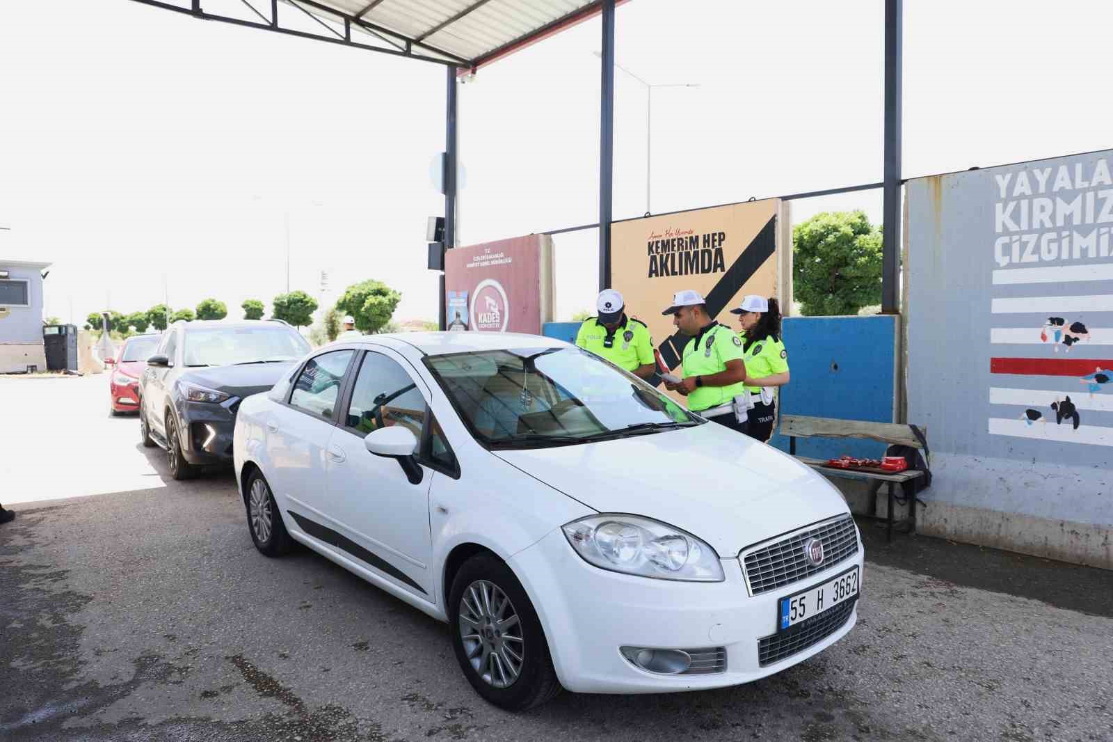 Elazığ’da ‘Yolun sonu bayram olsun’ mottosuyla denetim