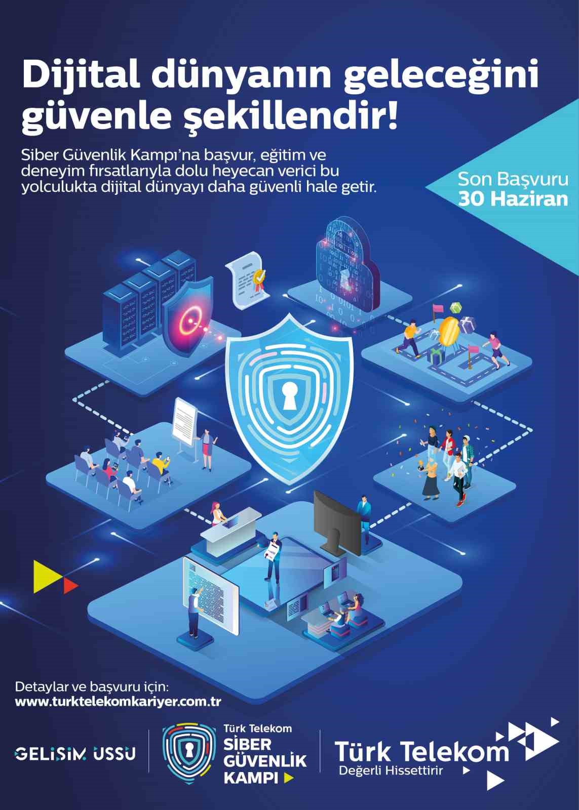 Türk Telekom Siber Güvenlik Kampı beşinci dönem başvuruları açıldı