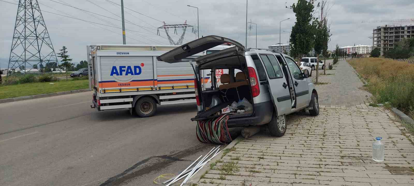 Erzurum’da araçlar kafa kafaya çarpıştı: 9 yaralı